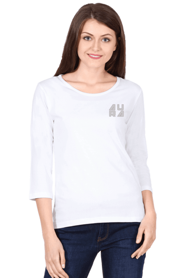 AURA EMBROIDERED LONG SLEEVE – MINIMAL, BOLD, UNMATCHED - Image 6