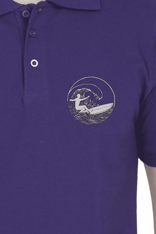 Surf Rider Embroidered Polo – Ride the Waves in Style - Image 9
