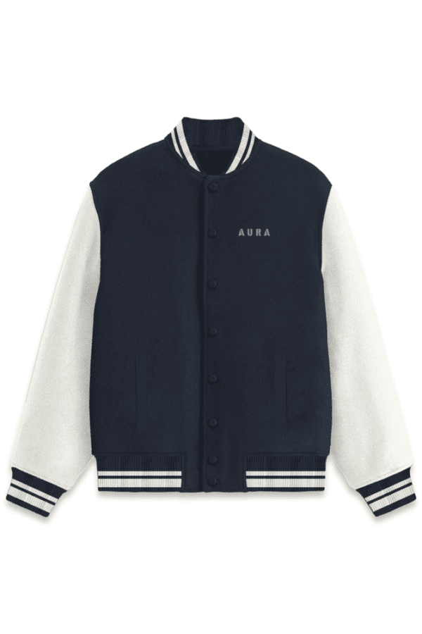 AURA LEGACY VARSITY JACKET – WHERE CLASS MEETS STREET - Image 2