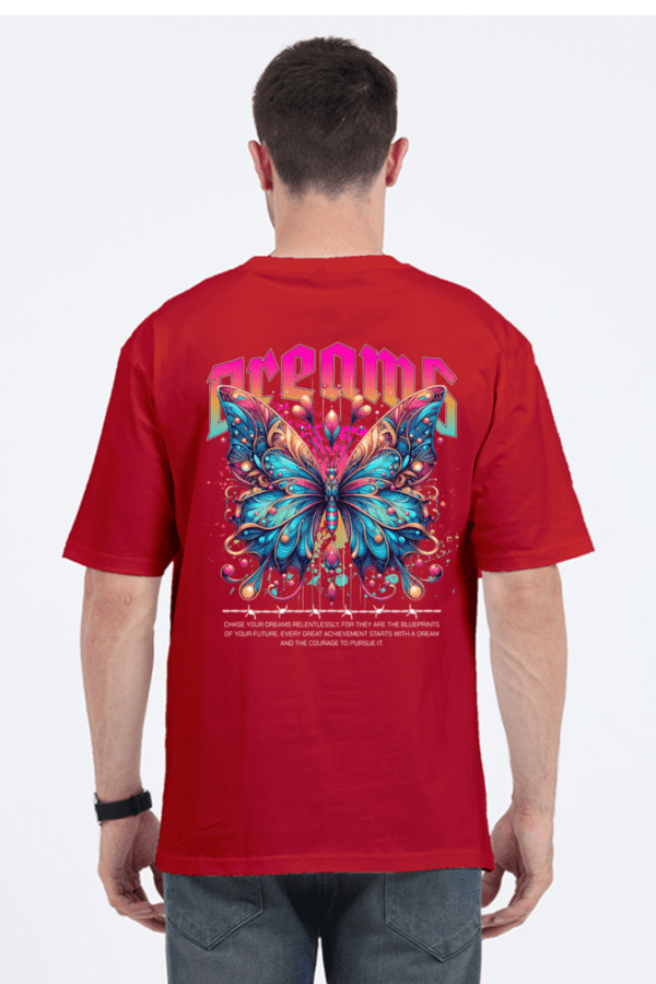 Chrome Butterfly Oversized T-Shirt – A Fusion of Elegance & Streetwear - Image 9