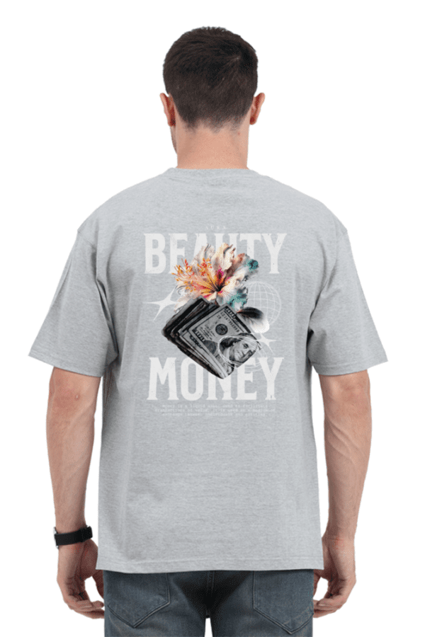 The Beauty of Money Unisex Oversized Classic T-Shirt – Luxury Meets Streetwear - Image 12
