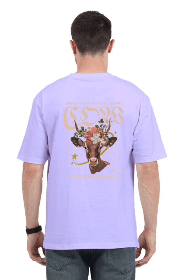 Divine AURA – The Spirit of Krishna-inspired cow in Wearable Art - Image 2