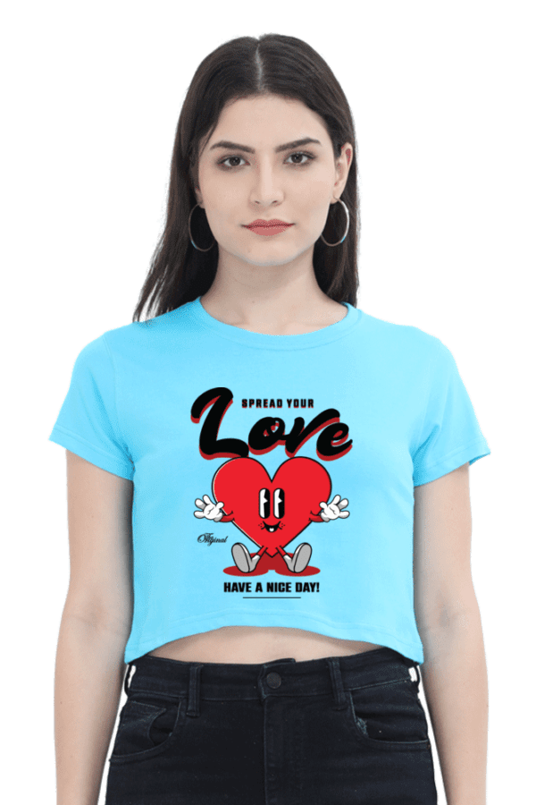 Heartfelt Love: The Ultimate Statement Crop Top - Image 5