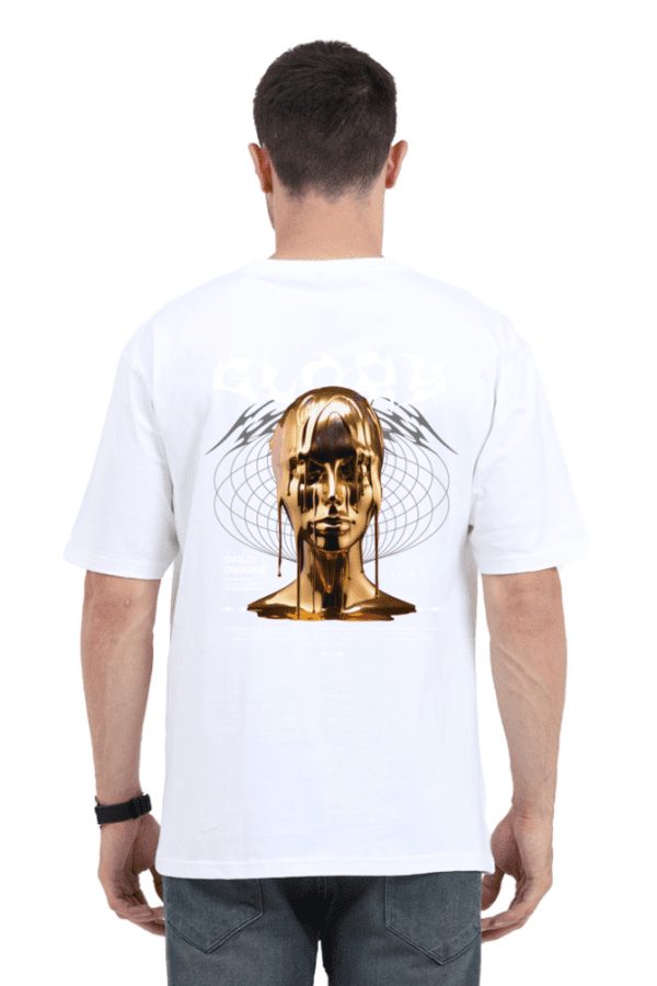 GOLDEN GLORY – The Oversized Tee That Defines Elegance & Power - Image 15