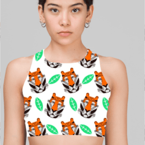 Unleash the Beast: Wolf Instinct AOP Sports Bra