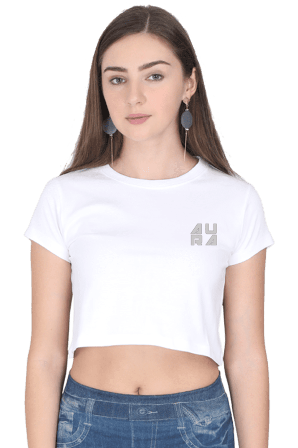 AURA EMBROIDERED – The Luxe Statement Crop Top - Image 10