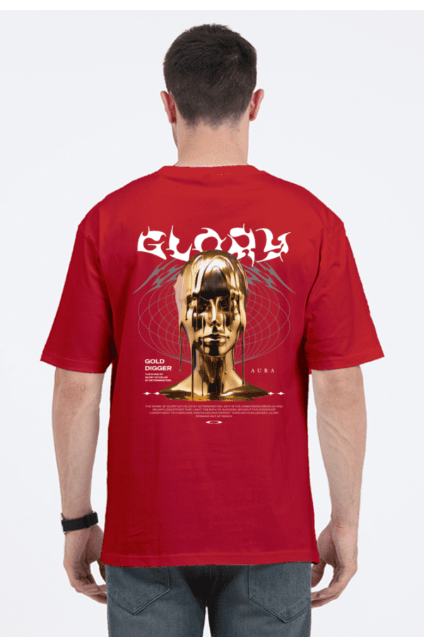 GOLDEN GLORY – The Oversized Tee That Defines Elegance & Power - Image 9