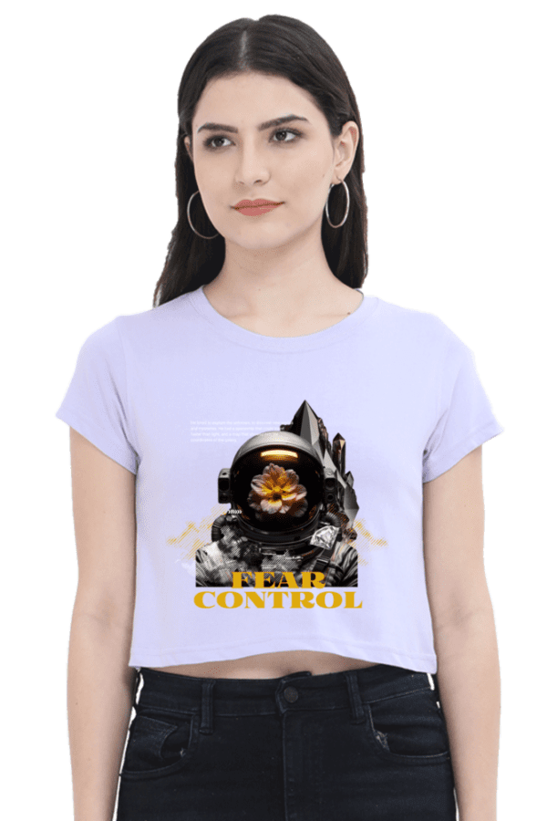 Fearless Beyond Limits – Astronaut Edition Crop Top - Image 2