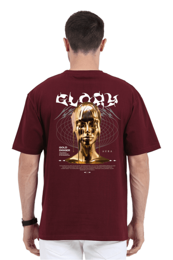 GOLDEN GLORY – The Oversized Tee That Defines Elegance & Power - Image 8