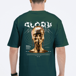 GOLDEN GLORY – The Oversized Tee That Defines Elegance & Power