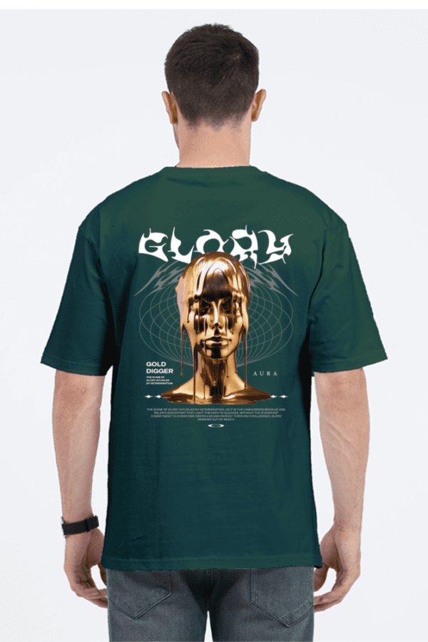 GOLDEN GLORY – The Oversized Tee That Defines Elegance & Power