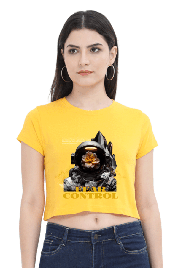 Fearless Beyond Limits – Astronaut Edition Crop Top - Image 4