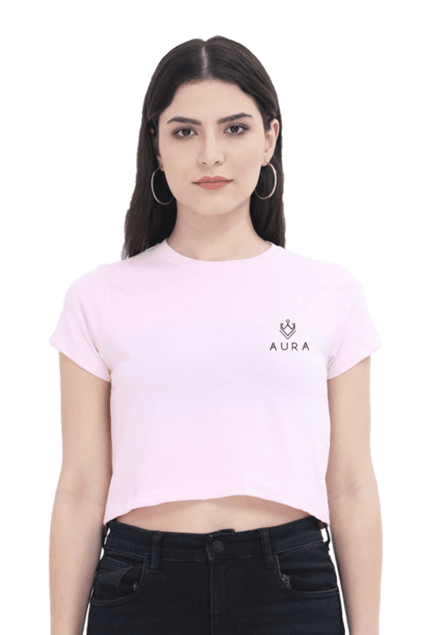 AURA EMBLEM – The Signature Embroidered Crop Top - Image 3