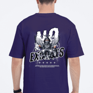 NO EXCUSE – The Oversized Tee That Speaks for Itself