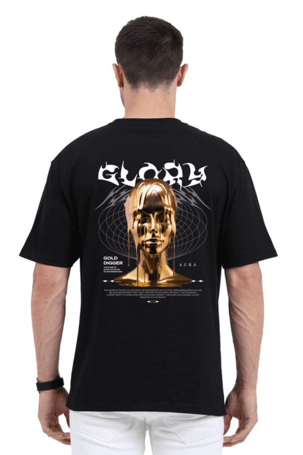 GOLDEN GLORY – The Oversized Tee That Defines Elegance & Power - Image 14