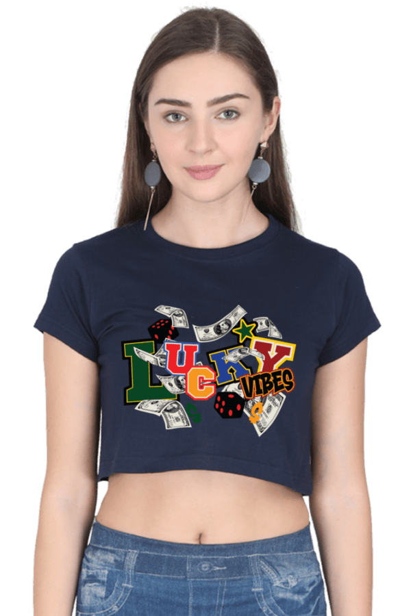 Lucky Vibes Crop – Cash in Confidence - Image 7