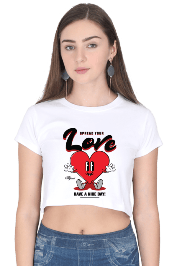 Heartfelt Love: The Ultimate Statement Crop Top - Image 9