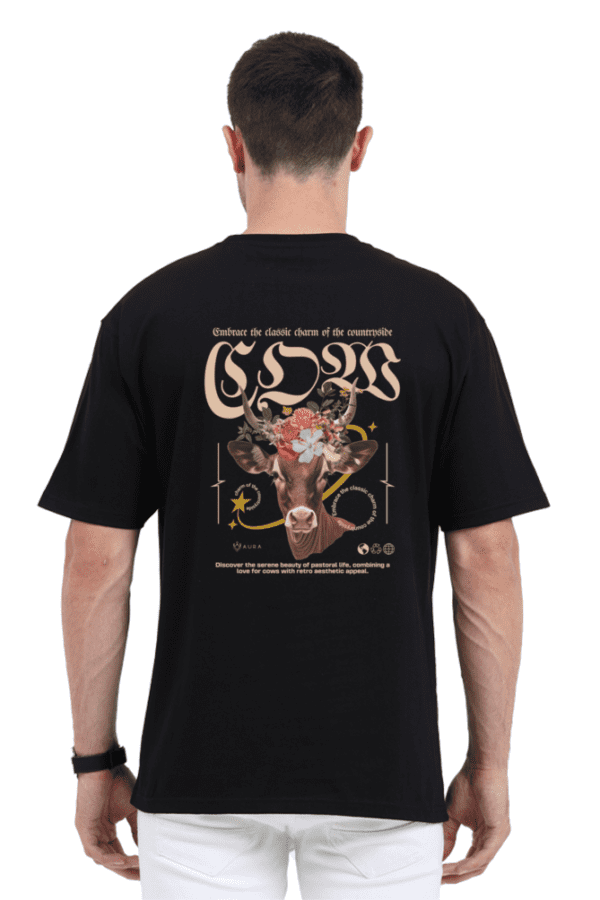 Divine AURA – The Spirit of Krishna-inspired cow in Wearable Art - Image 12