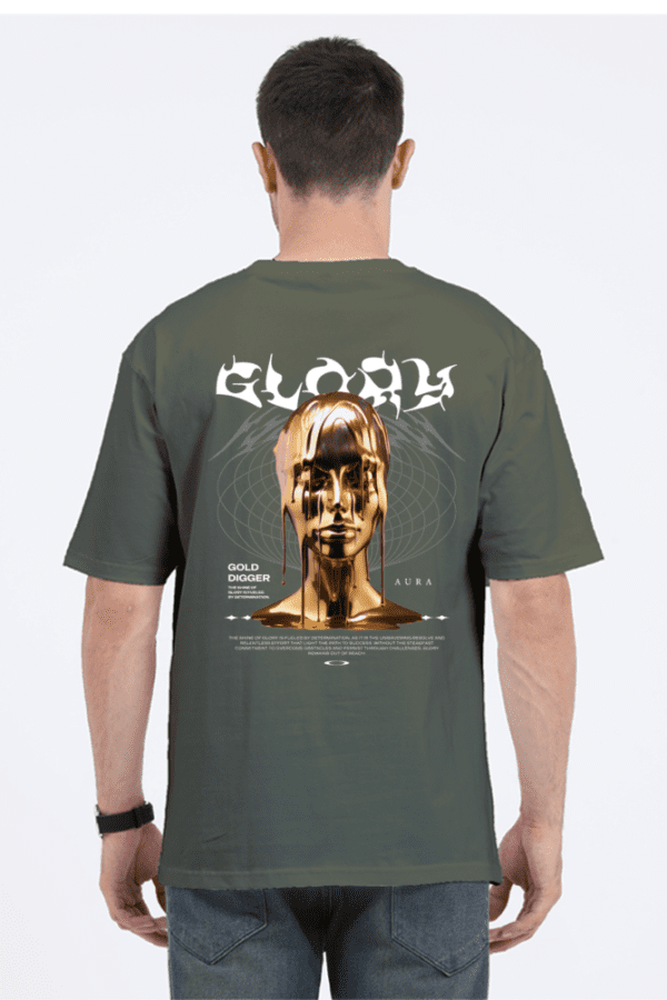GOLDEN GLORY – The Oversized Tee That Defines Elegance & Power - Image 4