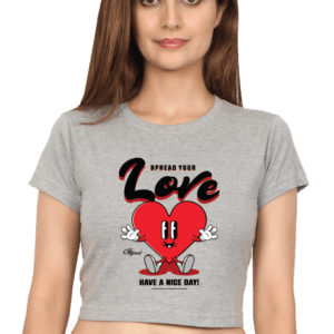 Heartfelt Love: The Ultimate Statement Crop Top