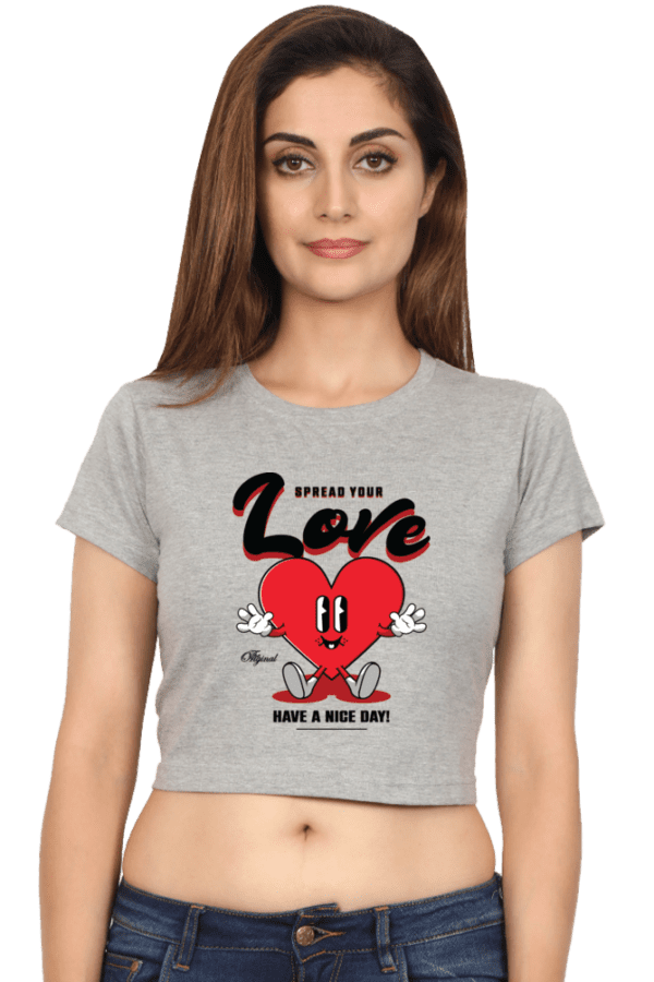Heartfelt Love: The Ultimate Statement Crop Top