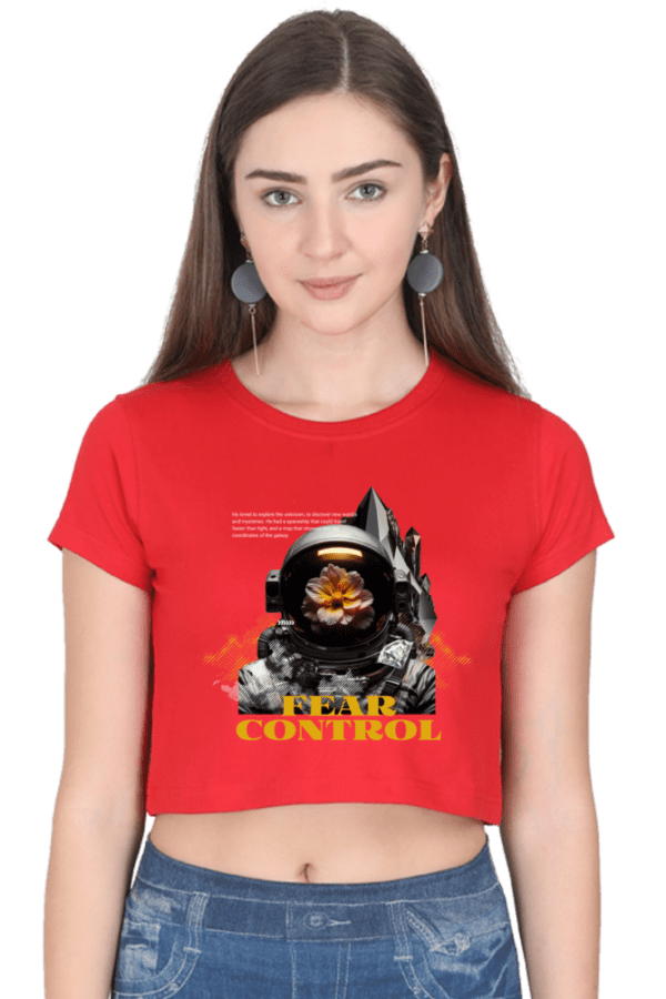Fearless Beyond Limits – Astronaut Edition Crop Top - Image 5