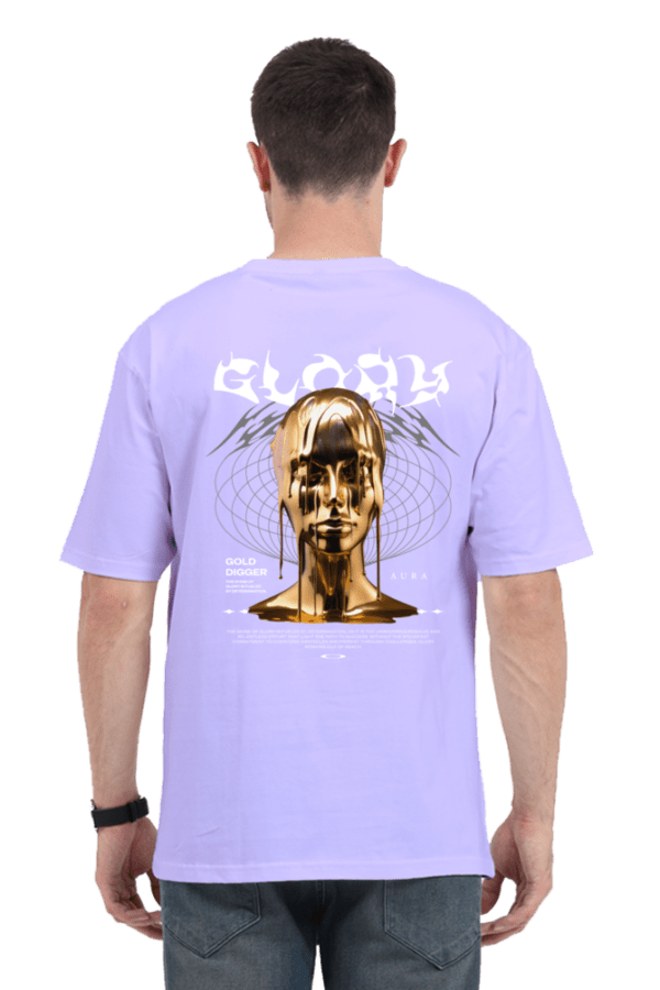 GOLDEN GLORY – The Oversized Tee That Defines Elegance & Power - Image 2