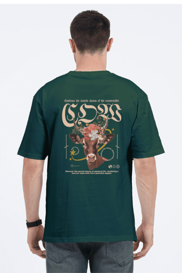Divine AURA – The Spirit of Krishna-inspired cow in Wearable Art - Image 9