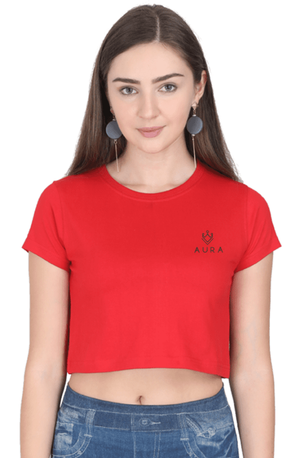 AURA EMBLEM – The Signature Embroidered Crop Top - Image 5