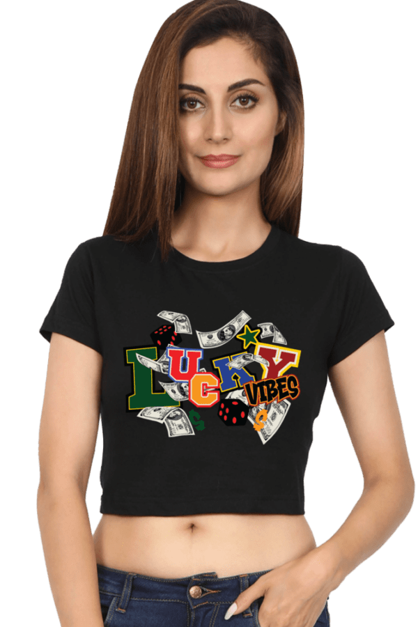 Lucky Vibes Crop – Cash in Confidence - Image 8