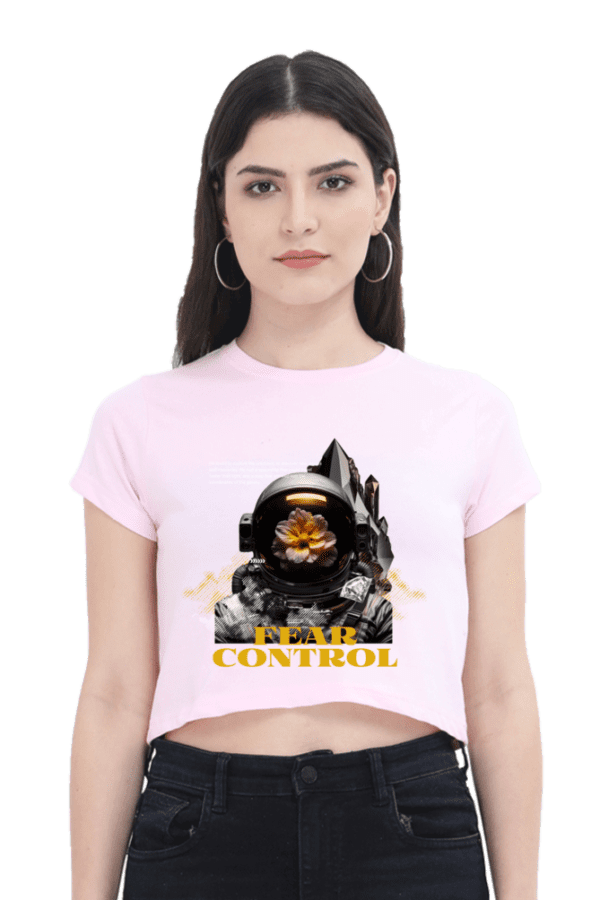 Fearless Beyond Limits – Astronaut Edition Crop Top - Image 3