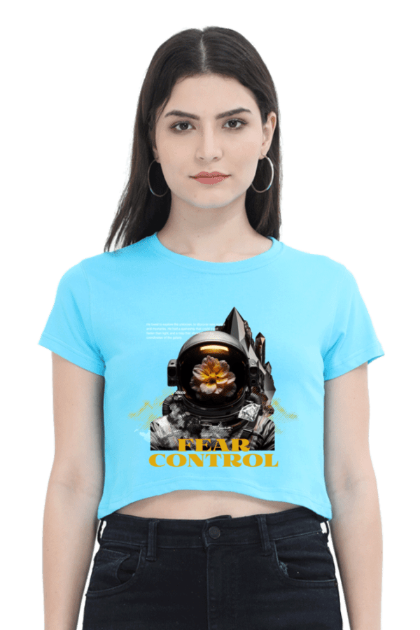 Fearless Beyond Limits – Astronaut Edition Crop Top - Image 6
