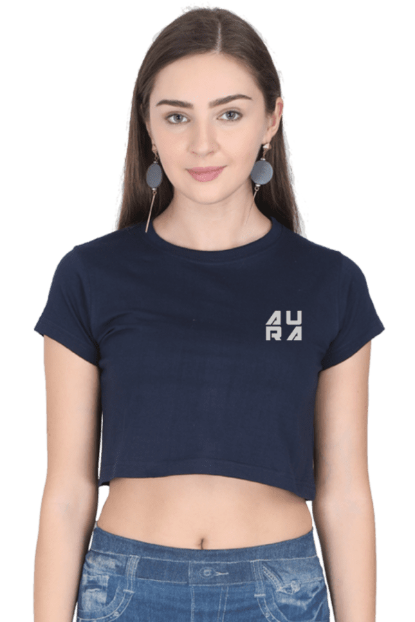 AURA EMBROIDERED – The Luxe Statement Crop Top - Image 8