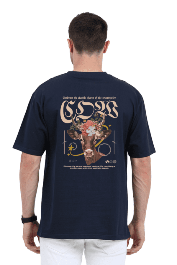 Divine AURA – The Spirit of Krishna-inspired cow in Wearable Art - Image 11