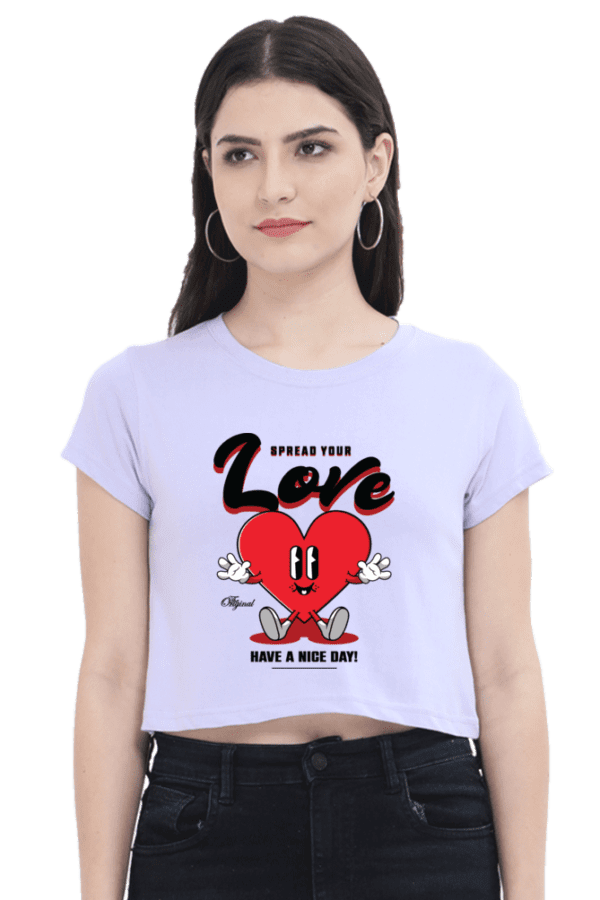 Heartfelt Love: The Ultimate Statement Crop Top - Image 2