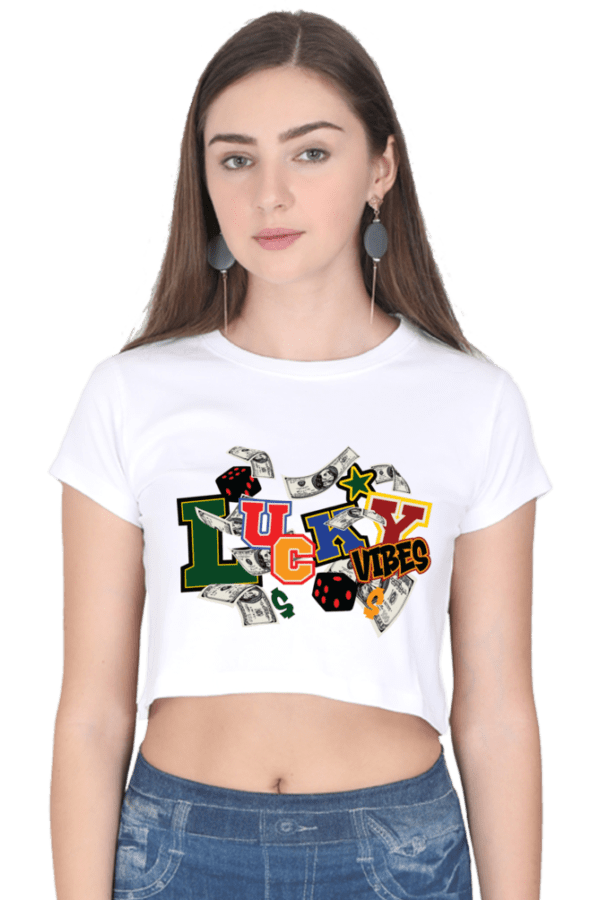 Lucky Vibes Crop – Cash in Confidence - Image 9