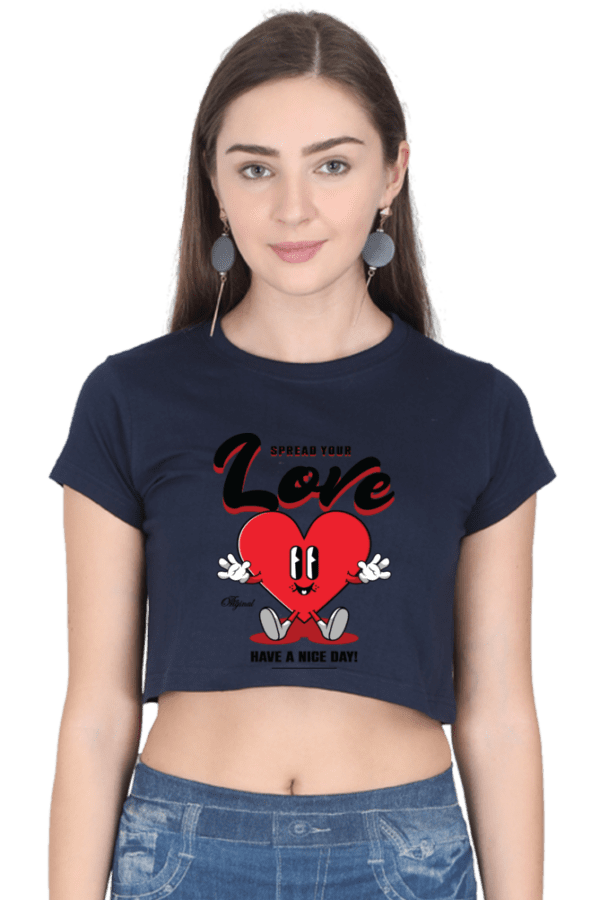 Heartfelt Love: The Ultimate Statement Crop Top - Image 7