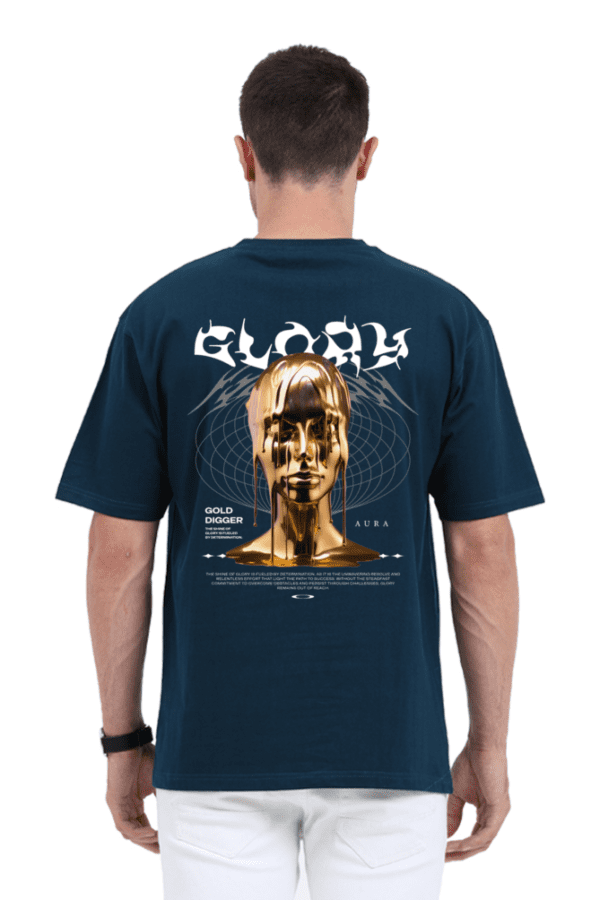GOLDEN GLORY – The Oversized Tee That Defines Elegance & Power - Image 5